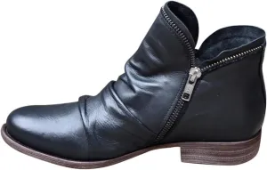 Ankle Boots for Women Flat Fashion Lace Up Side Zip Vintage Booties Low Heel Arch Support Booties