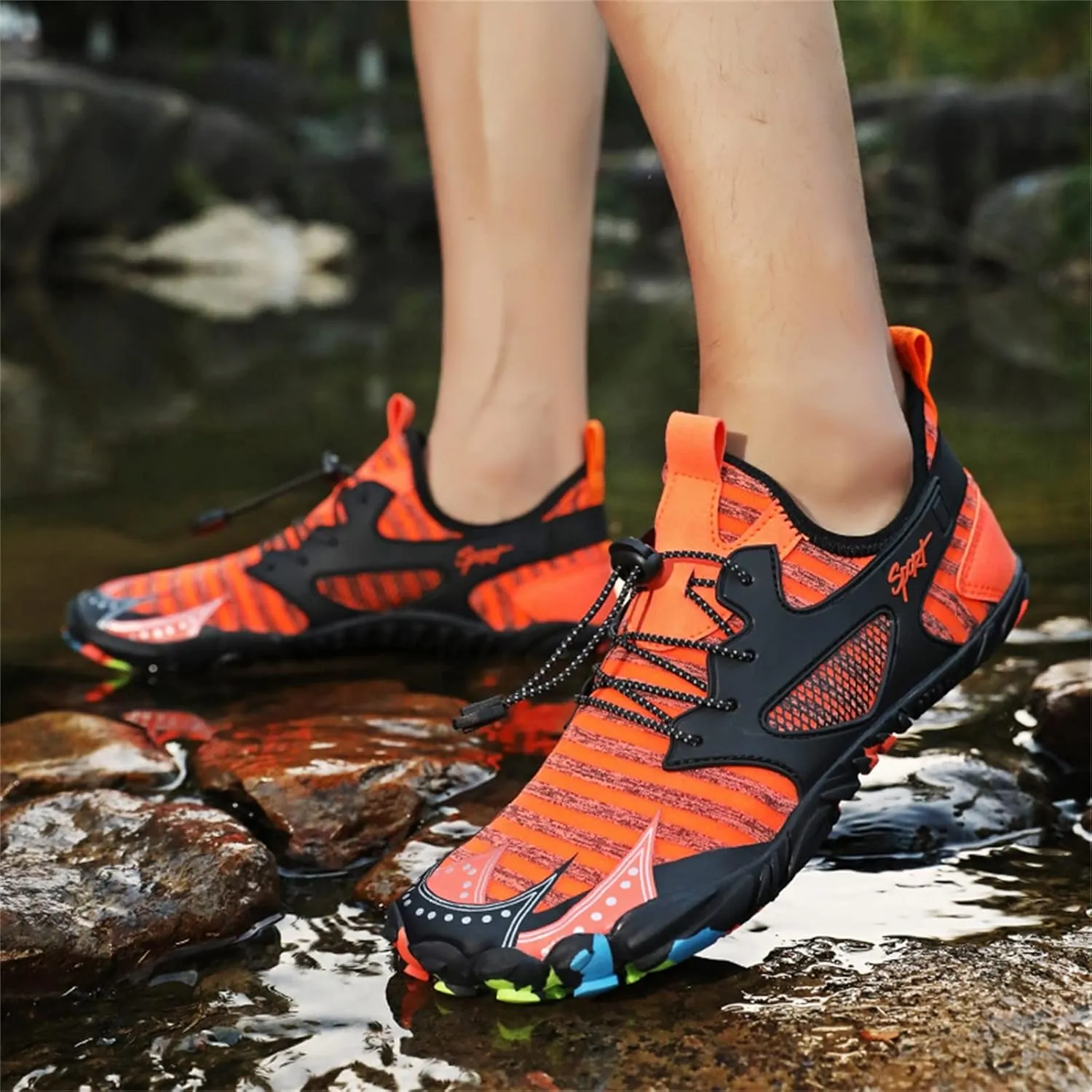 Aqua Socks Water Shoes Barefoot Quick Dry Swim Surf Beach Yoga Camping Boating River Pool Non Slip Outdoor Sport Shoes Spring Shoe for Women 2025
