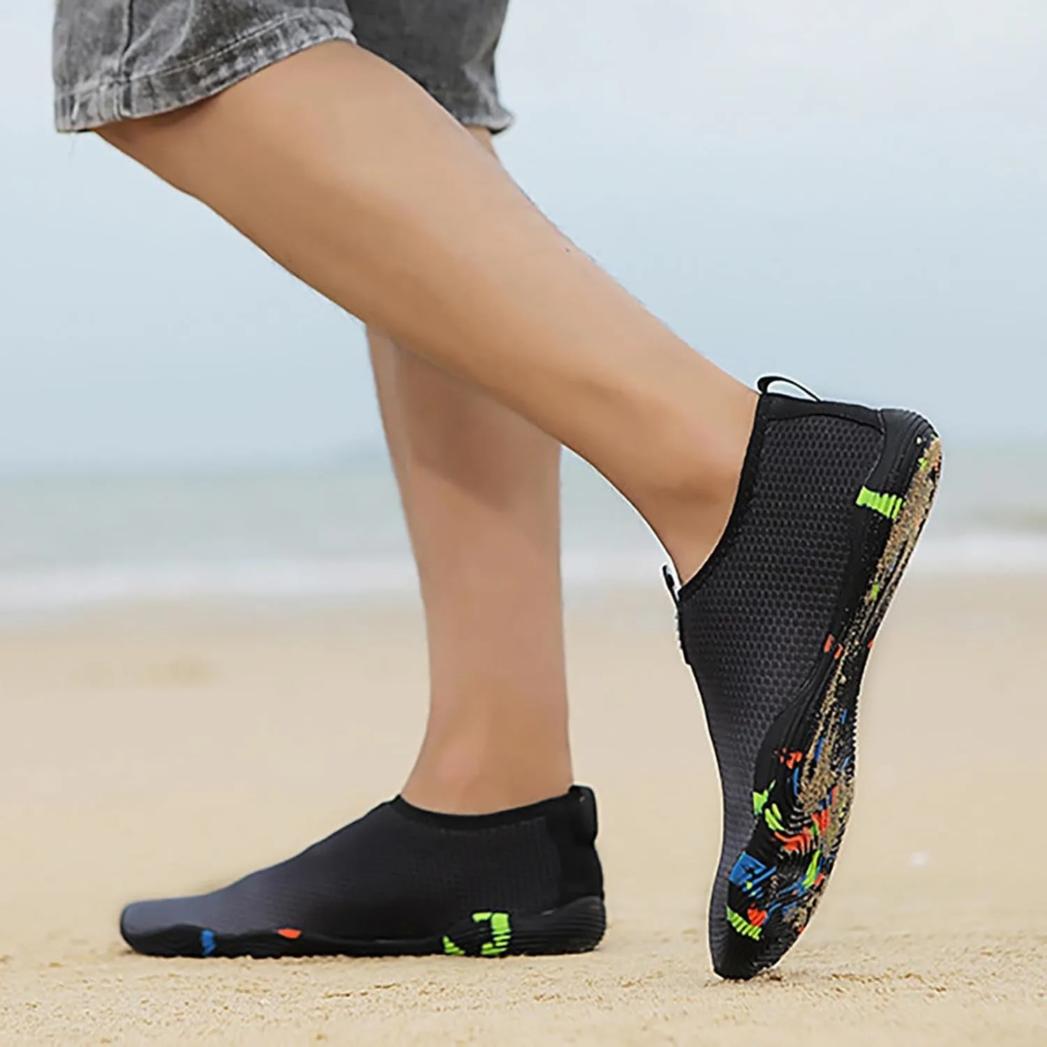 Aqua Socks Water Shoes Quick Dry Barefoot Swim Beach Pool Surf Hiking Kayaking Diving Yoga Outdoor Sport Shoes Men Women