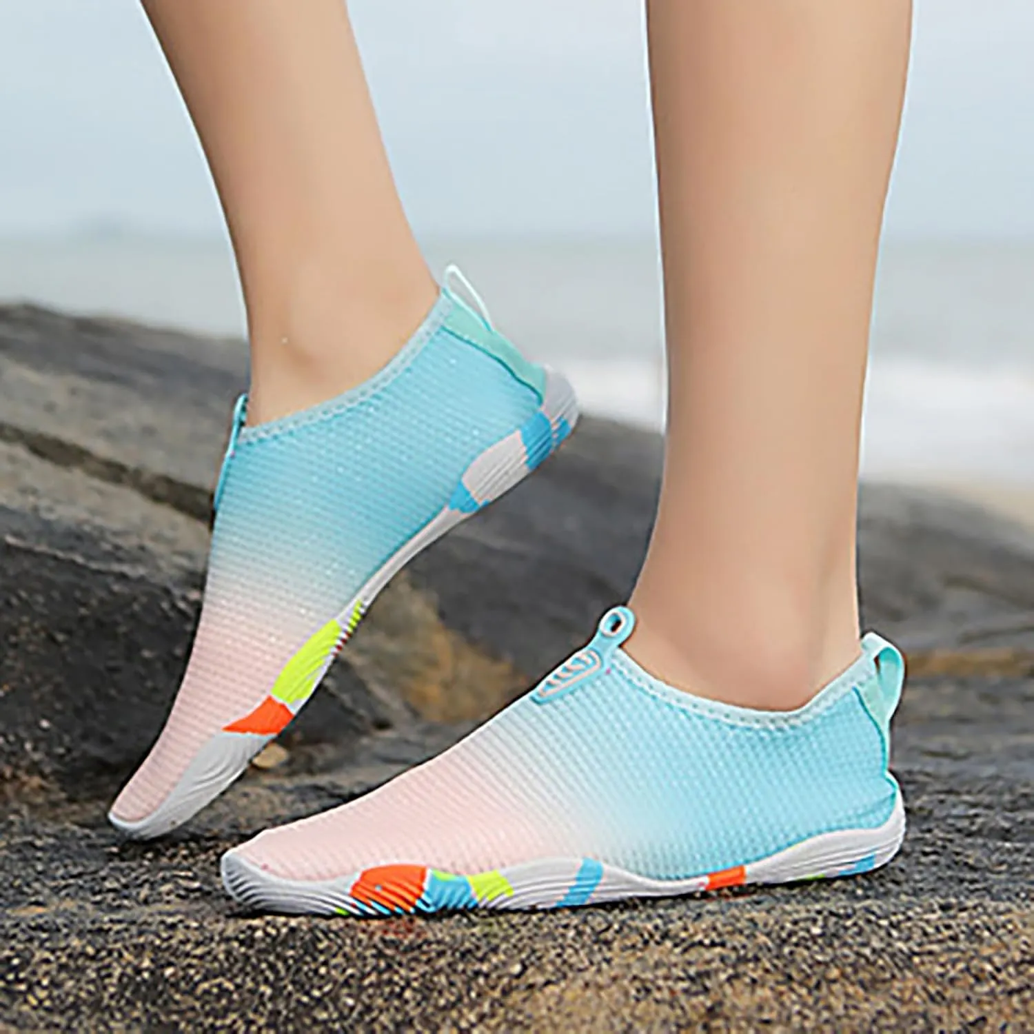 Aqua Socks Water Shoes Quick Dry Barefoot Swim Beach Pool Surf Hiking Kayaking Diving Yoga Outdoor Sport Shoes Men Women