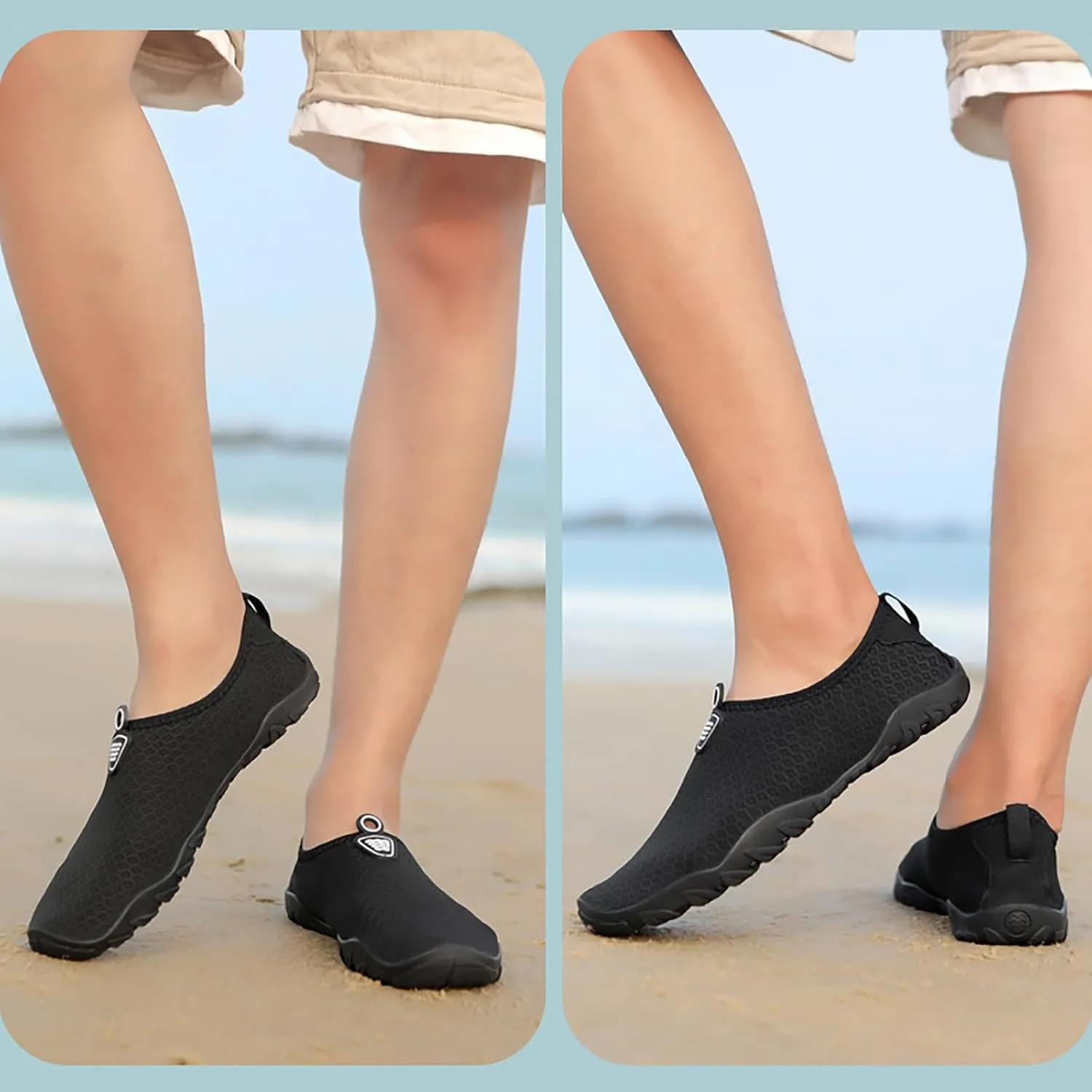 Aqua Water Shoes Barefoot Quick Dry Non Slip Swim Surf Beach Yoga Camping Boating River Pool Sport Shoes Adults Spring Shoe for Women 2025