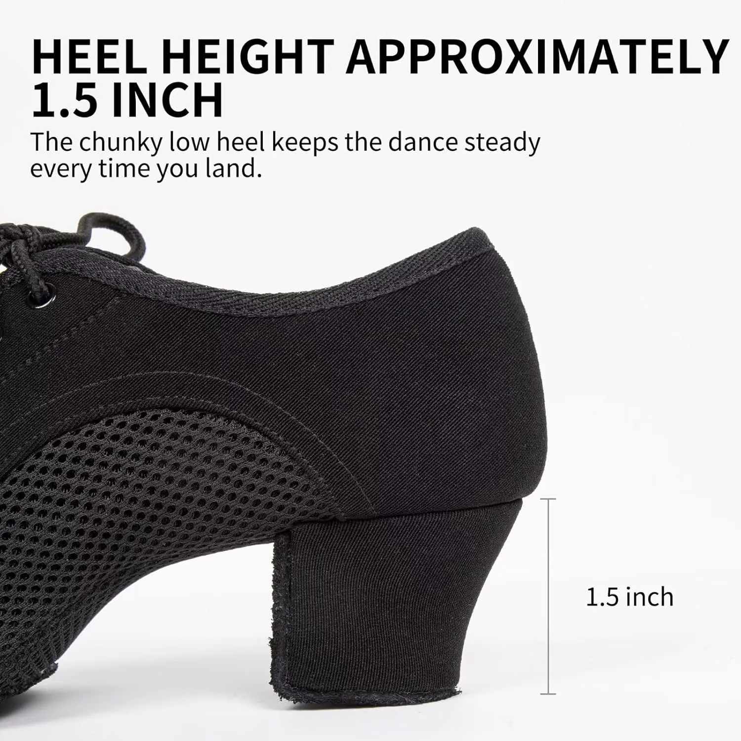 ARCLIBER Latin Dance Shoes for Women Lace-up Split-Sole Professional Practice Salsa Modern Ballroom Dance Shoes Women