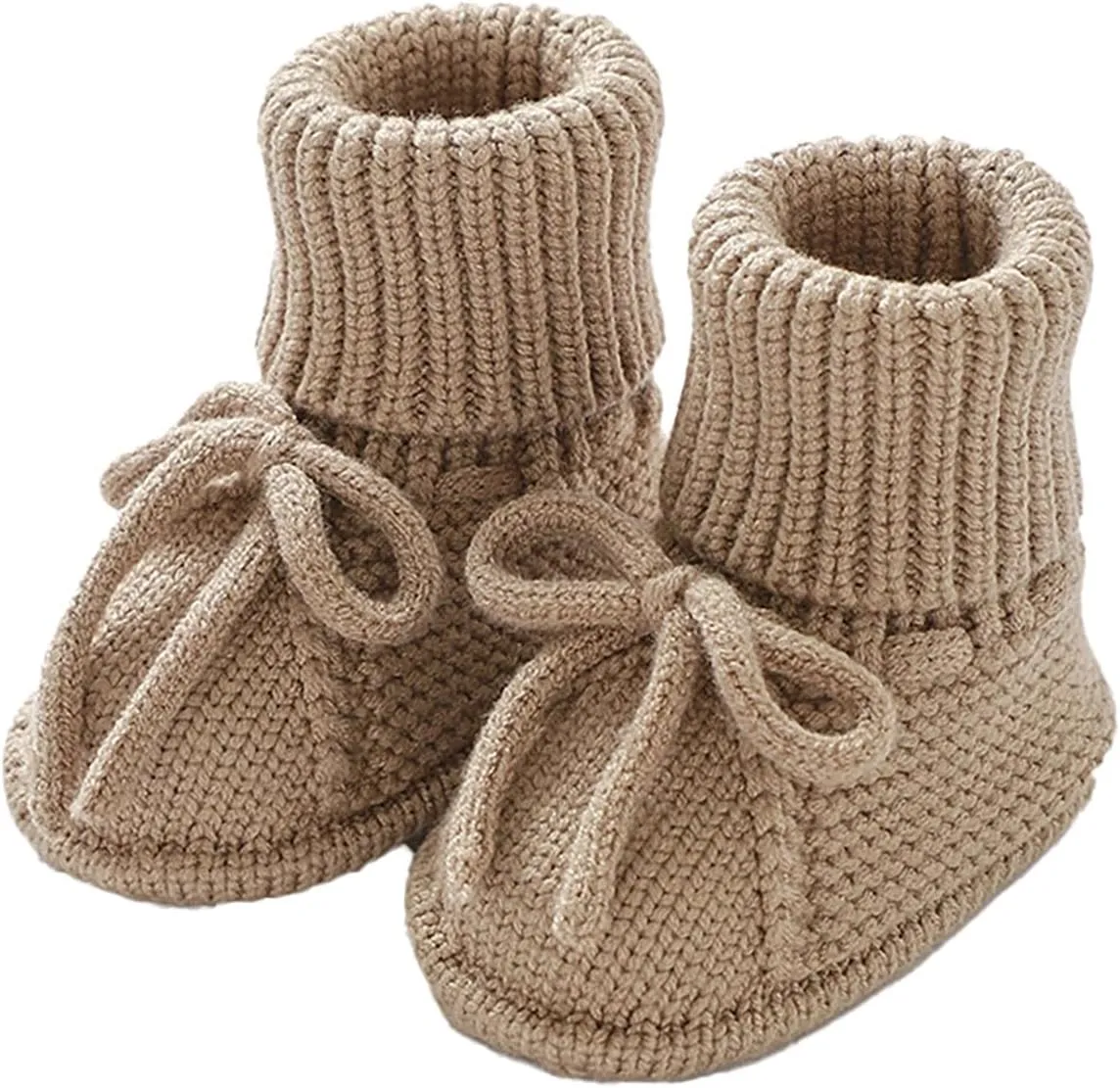 Baby Booties Newborn Sock Shoes Hand Knitting Crochet Infant Boy Girl Cozy Shoes Indoor Breathable Walking Shoes
