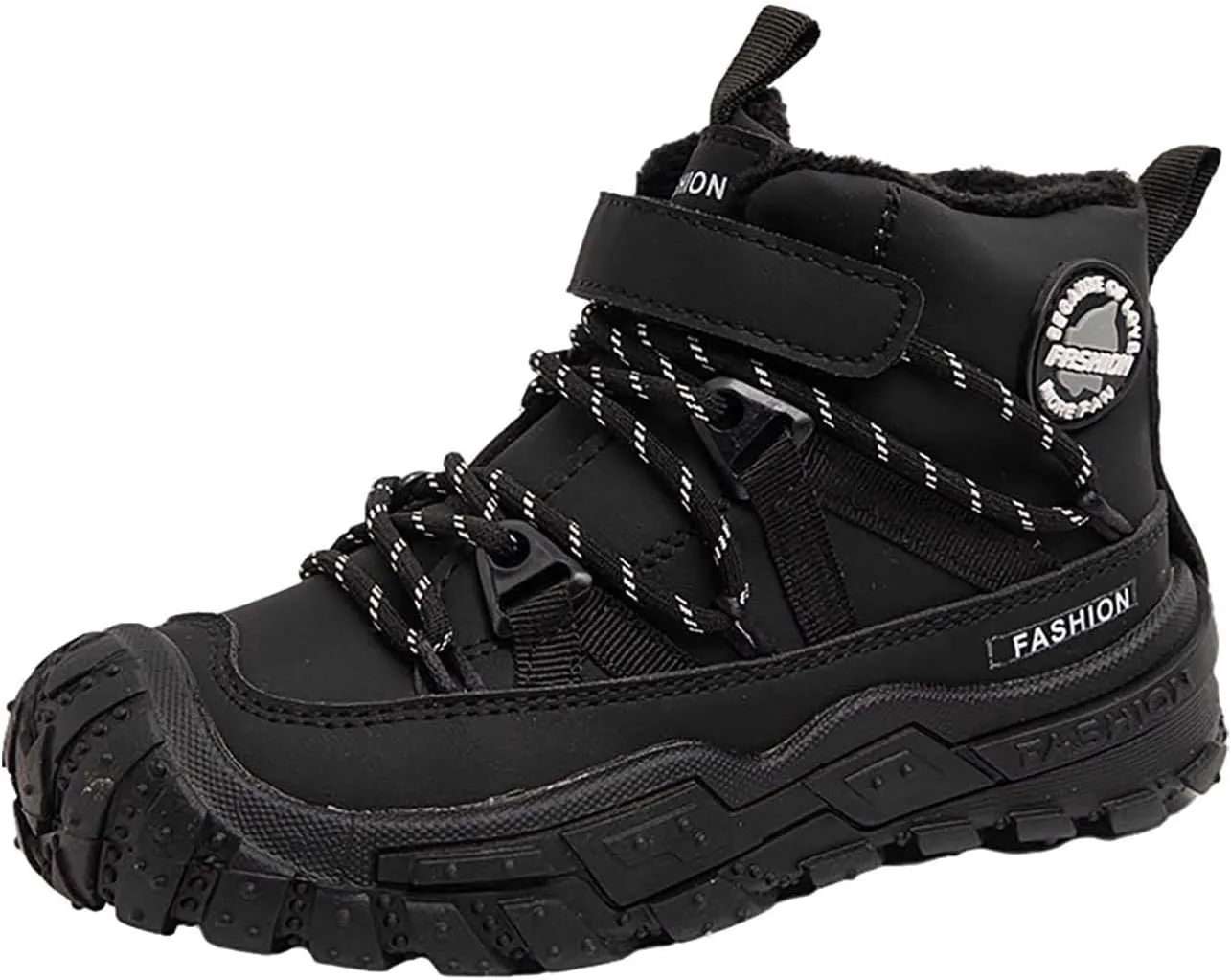Baby Girls Winter Snow Boots Kids Winter Boots Fur Lined Snow Shoes Baby Boys Girls Ankle Boots Casual Non-Slip Boot