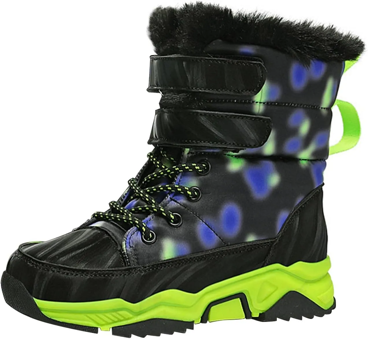 Baby Girls Winter Snow Boots Kids Winter Thermal Non Slip Windproof Snow Boots Baby Boys Girls Kids Ankle Boots Shoes