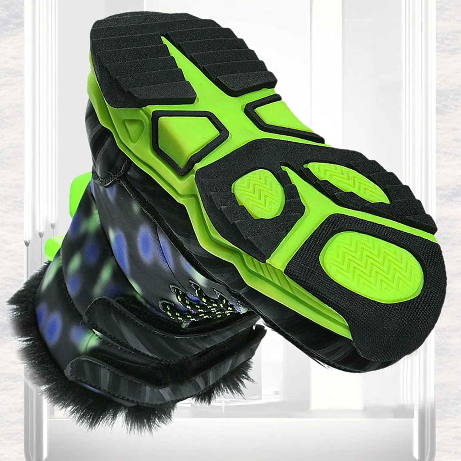Baby Girls Winter Snow Boots Kids Winter Thermal Non Slip Windproof Snow Boots Baby Boys Girls Kids Ankle Boots Shoes