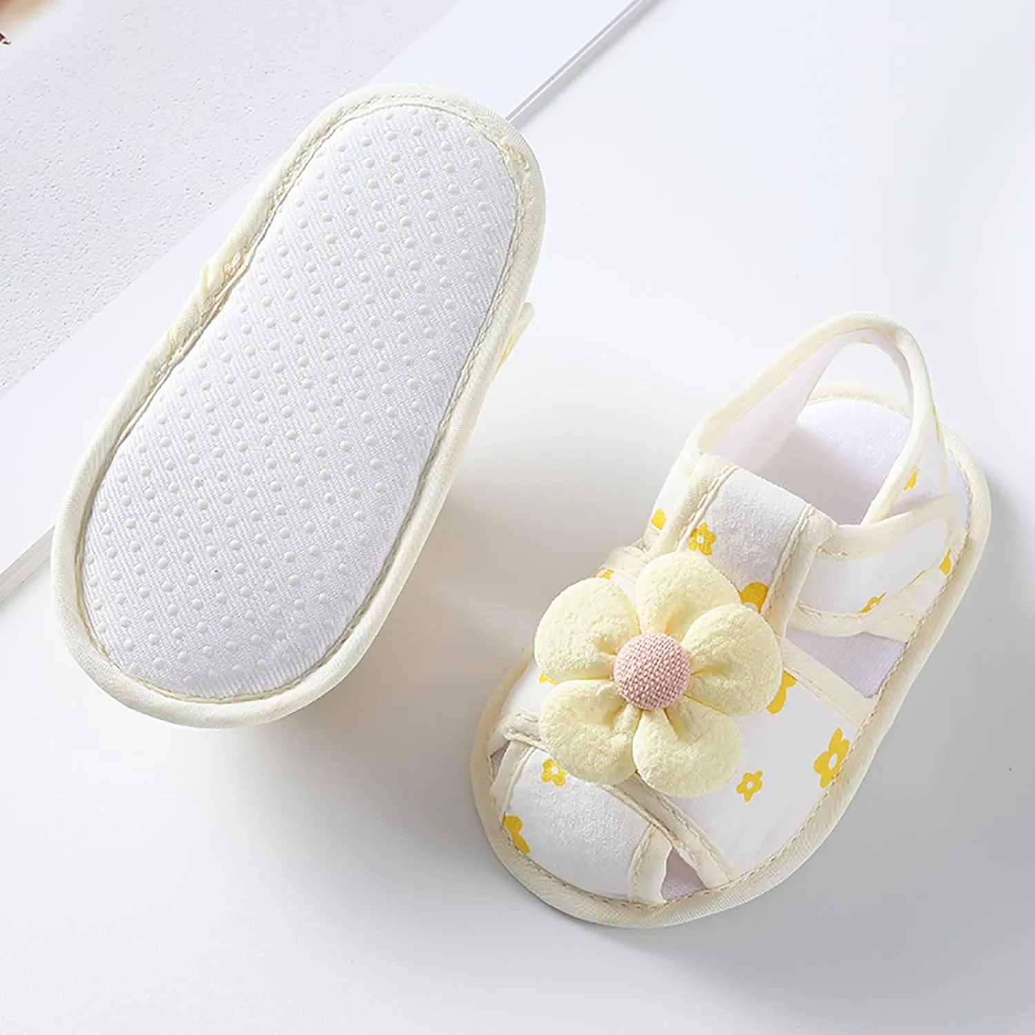 Baby Slippers Shoes Infant Girls Open Toe Bowknot Tie Dye Shoes First Walkers Shoes Summer Toddler Water Shoes Toddler 6