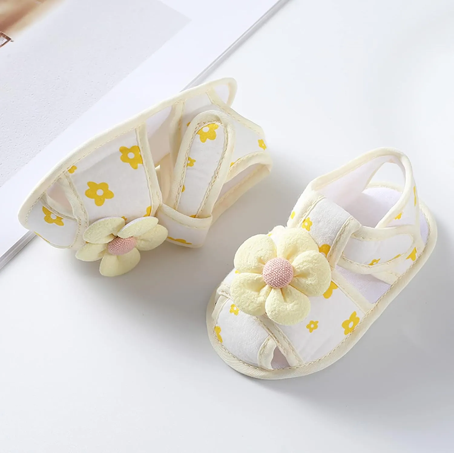 Baby Slippers Shoes Infant Girls Open Toe Bowknot Tie Dye Shoes First Walkers Shoes Summer Toddler Water Shoes Toddler 6
