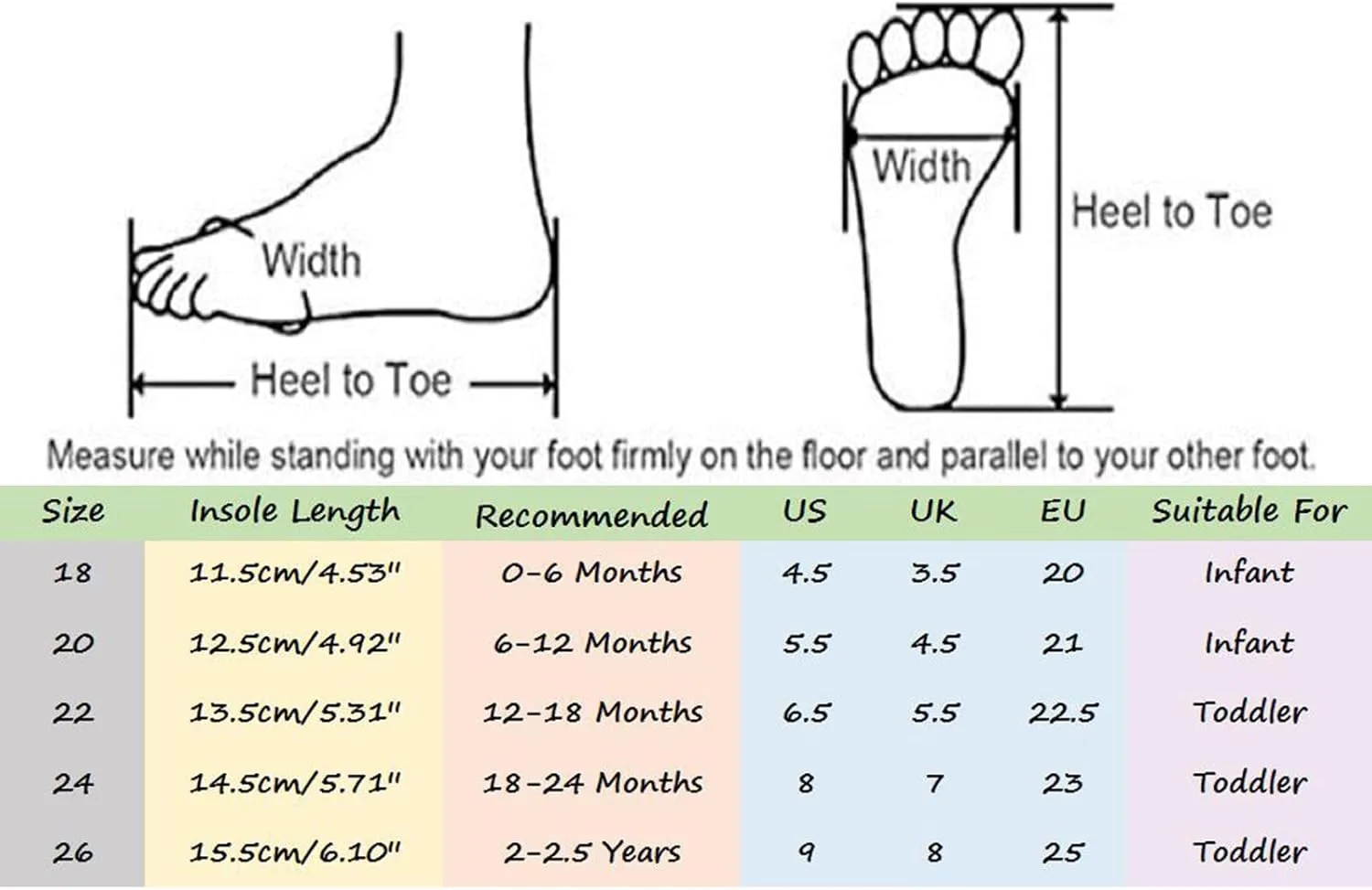 Baby Socks Shoes, Boys Girls Breathable Floor Shoes Infant Rubber Sole Shoes Cotton Slip-On First Walking Shoes