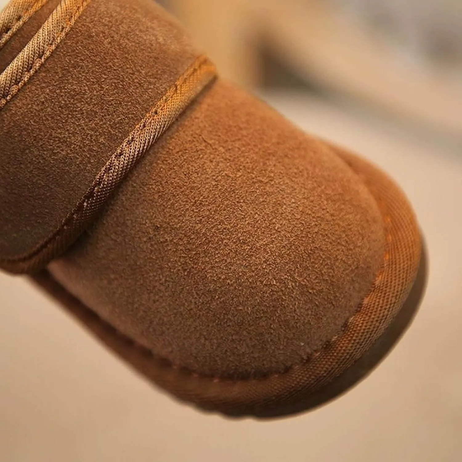 Baby Toddler Winter Fr Lined Ankle Boots Soft Furry Warm Comfortable Round Toe Pull On Work Boots for Boys Size 4