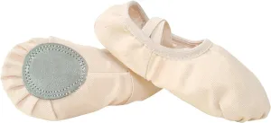 Ballet Shoes Toddler Slippers Highly Elastic Canvas Girls Ballerina Dance Shoes Little Girls Slip On Dress Shoes