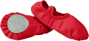 Ballet Shoes Toddler Slippers Highly Elastic Canvas Girls Ballerina Dance Shoes Little Girls Slip On Dress Shoes