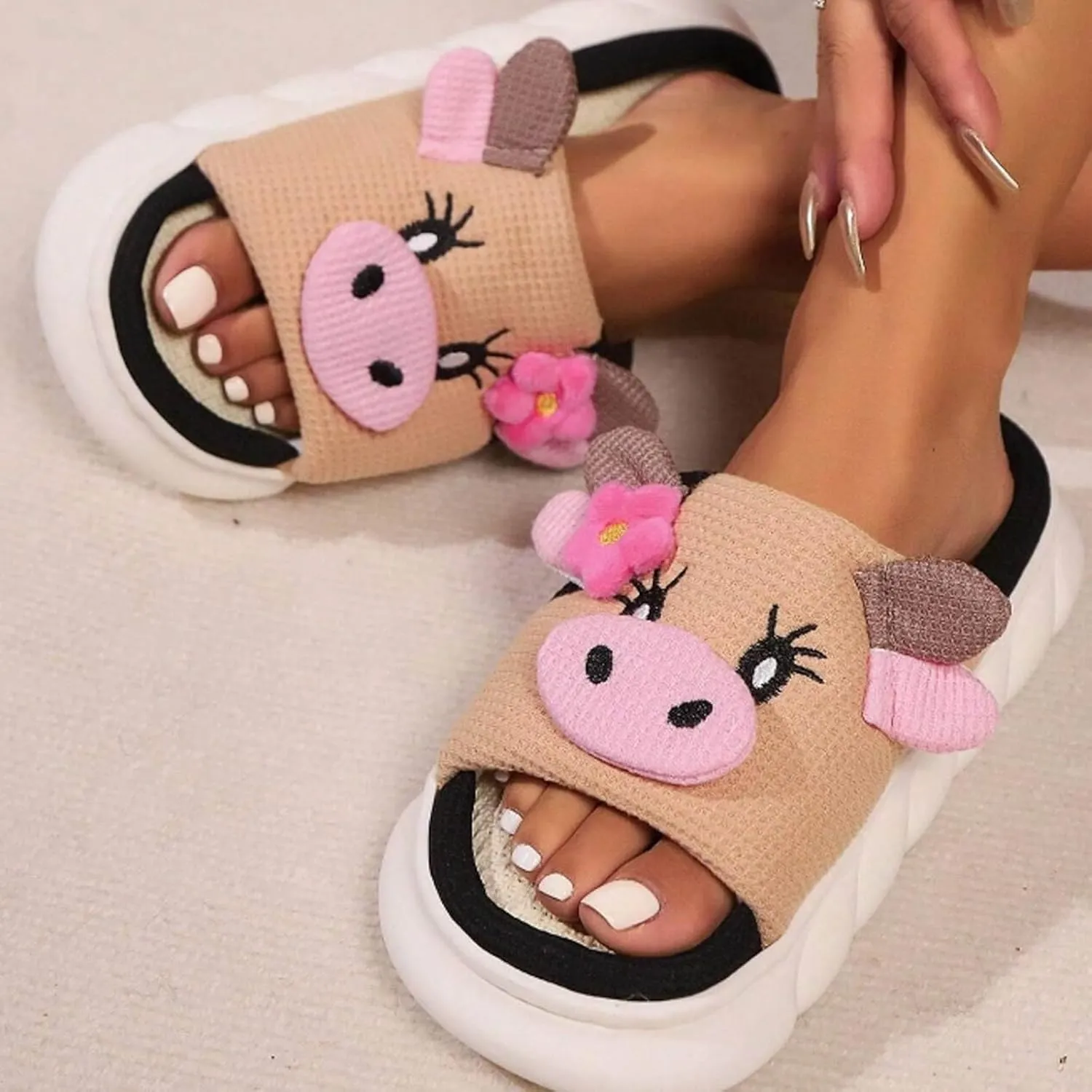 Bath Slippers Mens Bathroom Slipper Women and Men Cloud Slides Indoor Slipper Comfortable House Home Dorms Outdoor