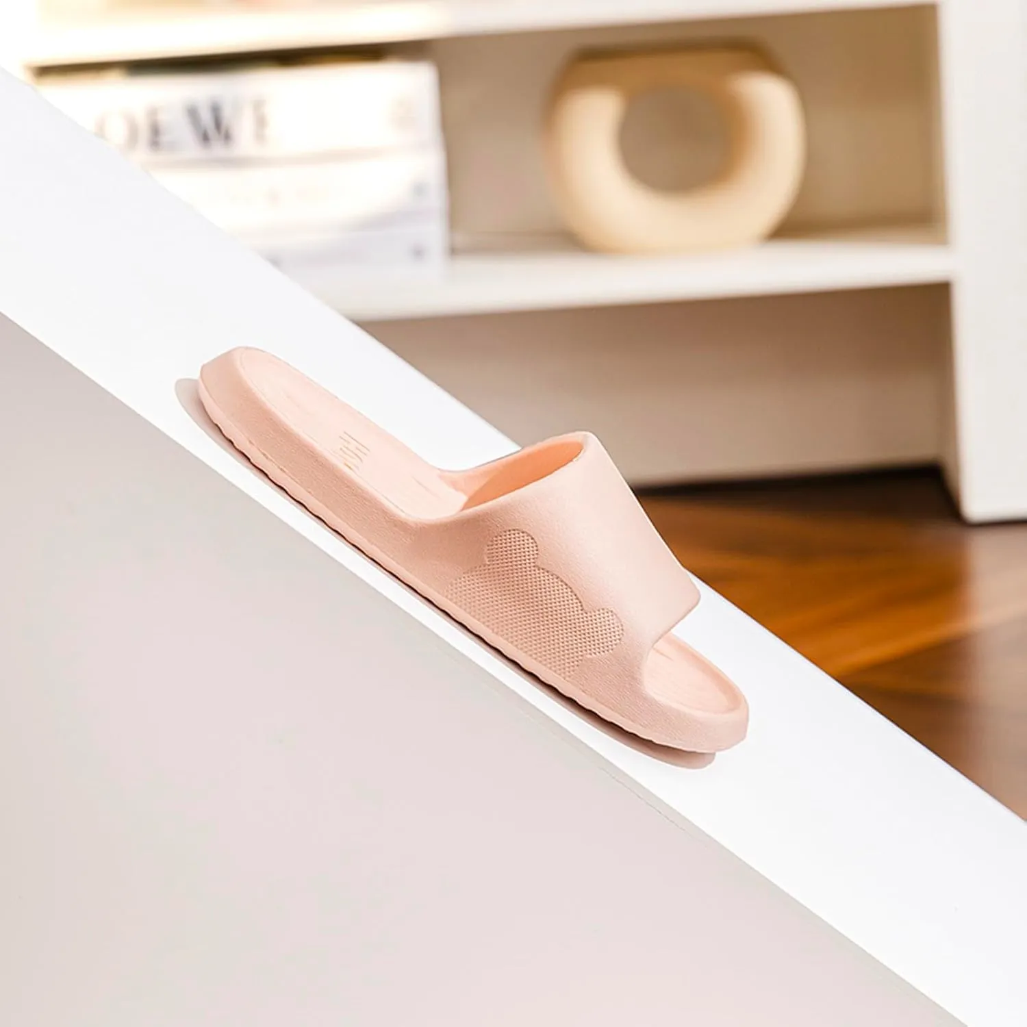 Bath Slippers Mens Cloud Slides Womens Shower Shoes Showers Sandals Non-Slip Drainage Hole Dry Quickly