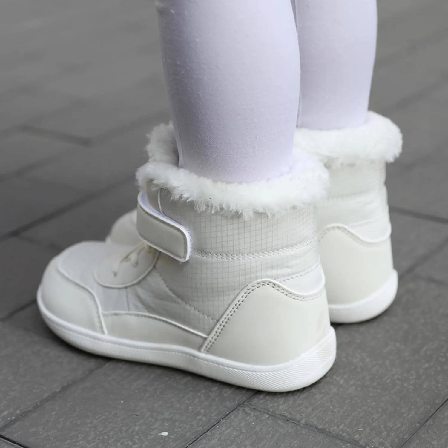 Boys Girls Barefoot Winter Boots With Wide Toe Box Slip Drop Sole Ankle Winter Snow Boots For Boys Size 5 Shoes