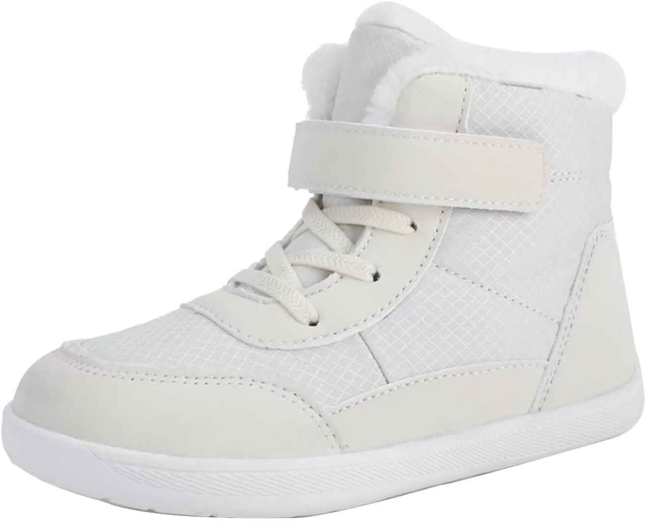Boys Girls Barefoot Winter Boots With Wide Toe Box Slip Drop Sole Ankle Winter Snow Boots For Boys Size 5 Shoes
