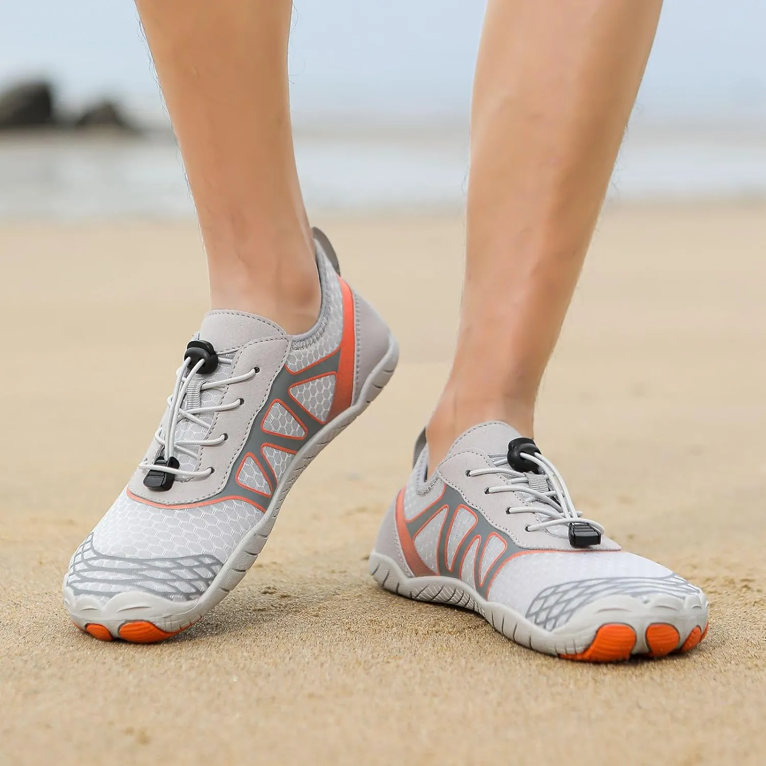 Canbebig Mens Barefoot Shoes Womens Water Shoes Non-Slip Healthy Breathable Sneakers Quick Dry Hiking Shoe Minimalist Athletic Shoe