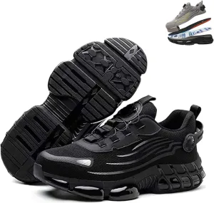 Evontura Steel Toe Shoes, Steel Toe Power Trainers, Safety Composite Toe Sneakers Indestructible Sneaker Work Shoes