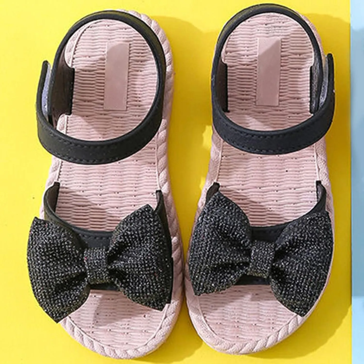 Flip Flops Kids Size 2 Toddler Kids Infant Girls Soild Bowknot Princress Shoes Soft Slipper for Girls Size 4