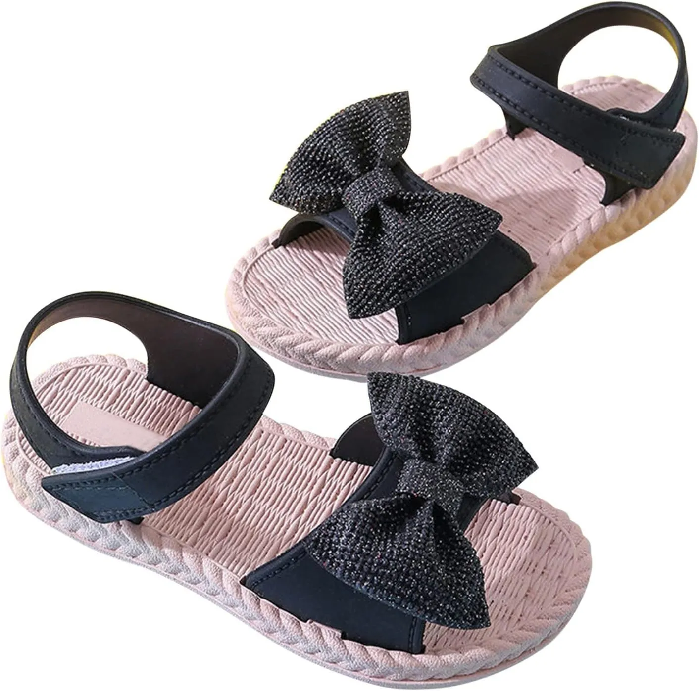 Flip Flops Kids Size 2 Toddler Kids Infant Girls Soild Bowknot Princress Shoes Soft Slipper for Girls Size 4