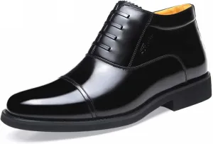 Formal Shoes For Men Man Leather Snow Boots Soft Leather Shoes Wool Boots Man