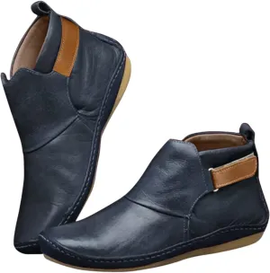 Gibobby Ankle Booties for Women Low Heel,Arch Support Boots Casual Flat Platform Short Ankle Boots Everyday Boots for Ladies