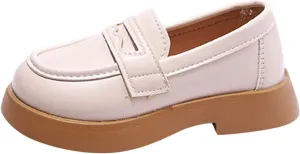 Girl Mary Jane Shoes Flat Leather Shoes Casual Comfortable Thick Sole Dress Shoes Non Slip Dress Shoes