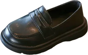 Girl Mary Jane Shoes Flat Leather Shoes Casual Comfortable Thick Sole Dress Shoes Non Slip Dress Shoes