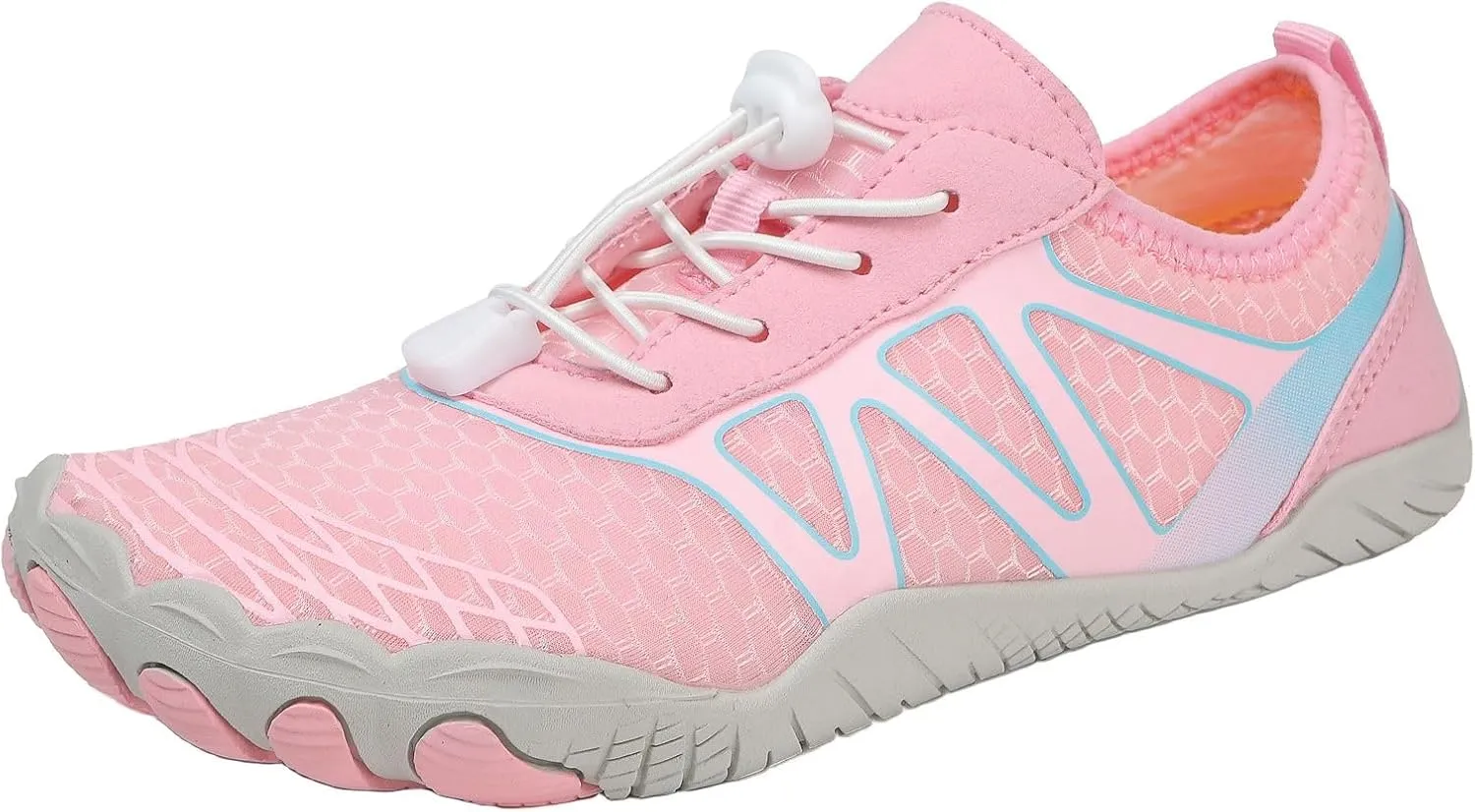 Grounded Footwear for Women Comfortable Lightweight Non-Slip Barefoot Shoes Breathable Barefoot Water Hiking Shoes Wide Toe Box Pro Beach Swim Athletic Sports Shoe Hike Shoe