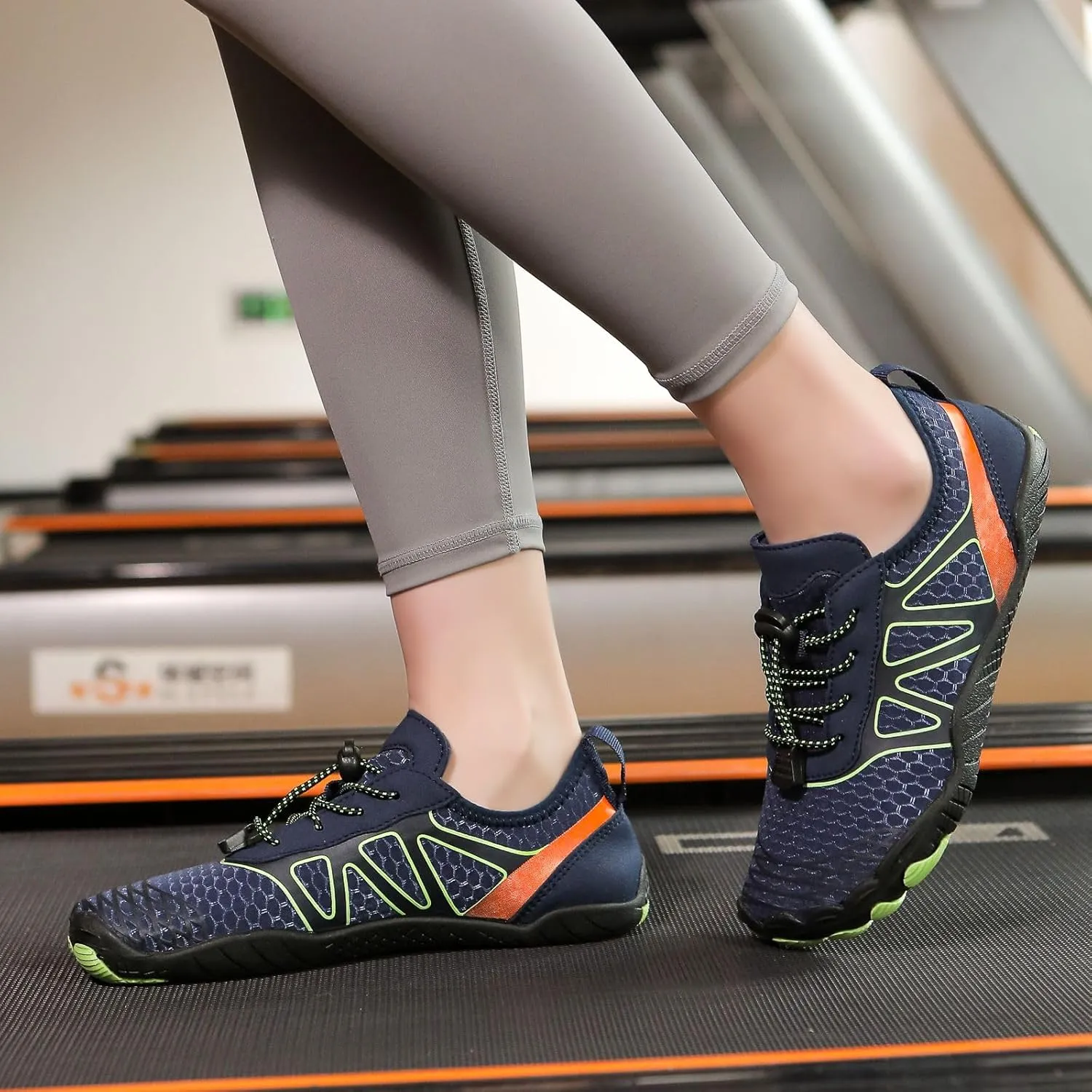Grounded Footwear for Women Comfortable Lightweight Non-Slip Barefoot Shoes Breathable Barefoot Water Hiking Shoes Wide Toe Box Pro Beach Swim Athletic Sports Shoe Hike Shoe