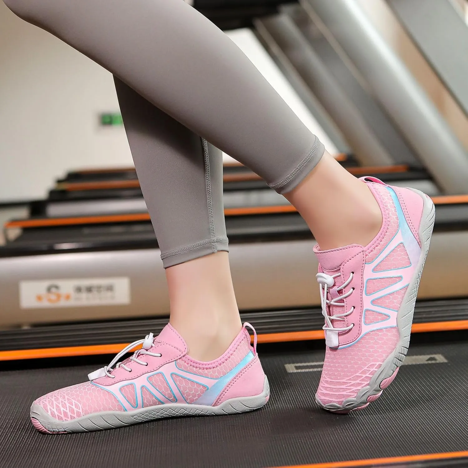 Grounded Footwear for Women Comfortable Lightweight Non-Slip Barefoot Shoes Breathable Barefoot Water Hiking Shoes Wide Toe Box Pro Beach Swim Athletic Sports Shoe Hike Shoe