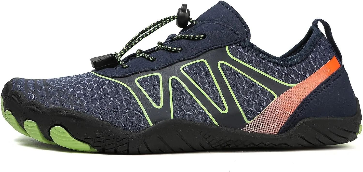 Grounded Footwear for Women Comfortable Lightweight Non-Slip Barefoot Shoes Breathable Barefoot Water Hiking Shoes Wide Toe Box Pro Beach Swim Athletic Sports Shoe Hike Shoe