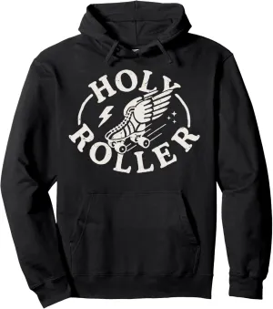 Holy Roller Skating Skater Skate Shoes Retro Vintage 70s/80s Pullover Hoodie