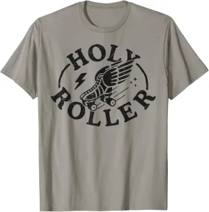 Holy Roller Skating Skater Skate Shoes Retro Vintage 70s/80s T-Shirt