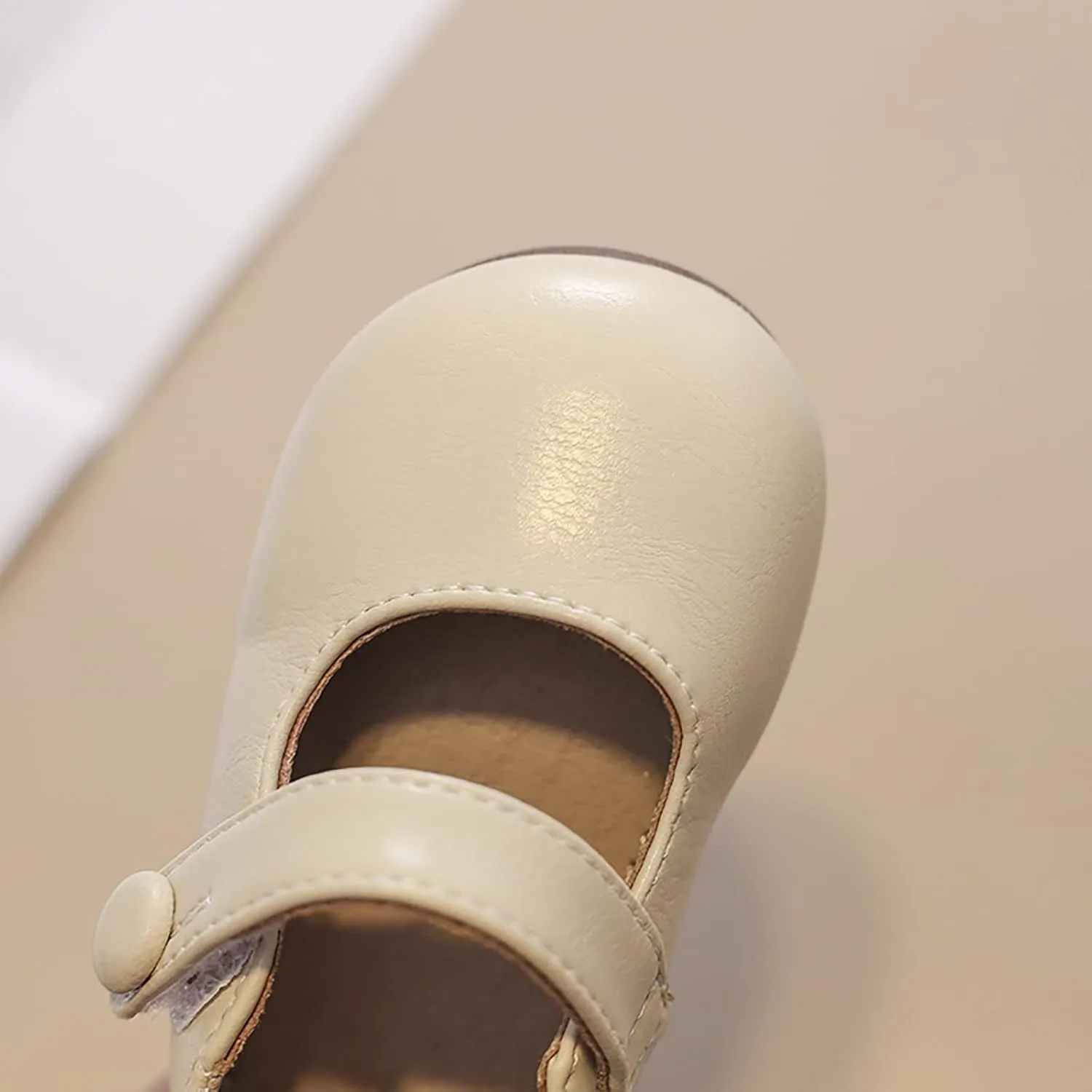 IWIHMIV Toddler Girl Dress Comfortable Mary Jane Shoes Non Slip Girl Wedding Party Soft Ballet Bottom Flat Shoes