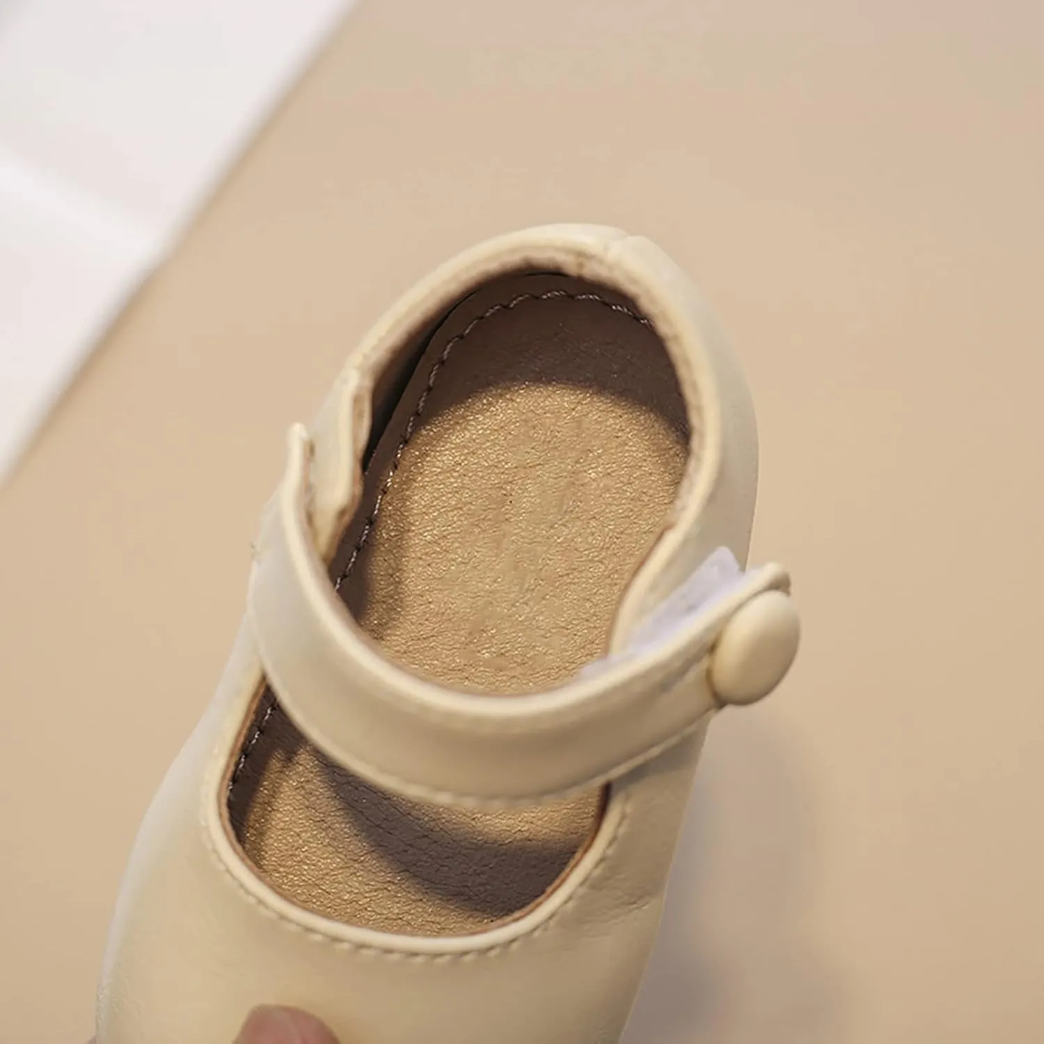 IWIHMIV Toddler Girl Dress Comfortable Mary Jane Shoes Non Slip Girl Wedding Party Soft Ballet Bottom Flat Shoes