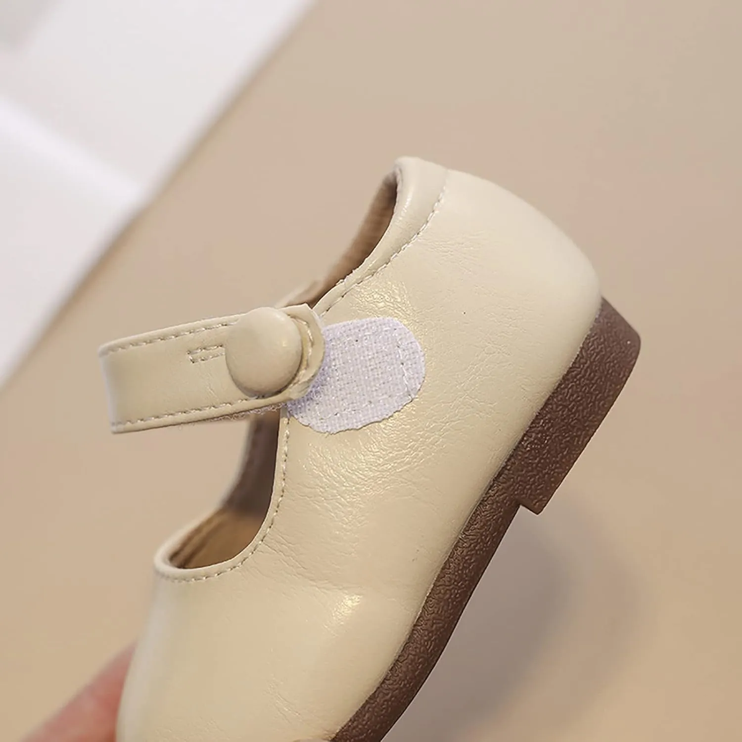 IWIHMIV Toddler Girl Dress Comfortable Mary Jane Shoes Non Slip Girl Wedding Party Soft Ballet Bottom Flat Shoes