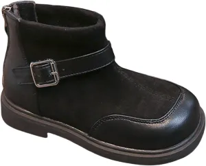 Kids Girls Winter Ankle Flat Snow Boot Warm Furry Snowproof Solid Color Rubber Casual Shoes Kids Snow Boots Size Boys