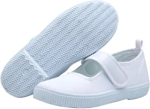 Kids Sneakers Athletic Sport Shoes Light Weight Slip on Slip on Sneakers Loafers Shoes White Casual Fashion Shoes