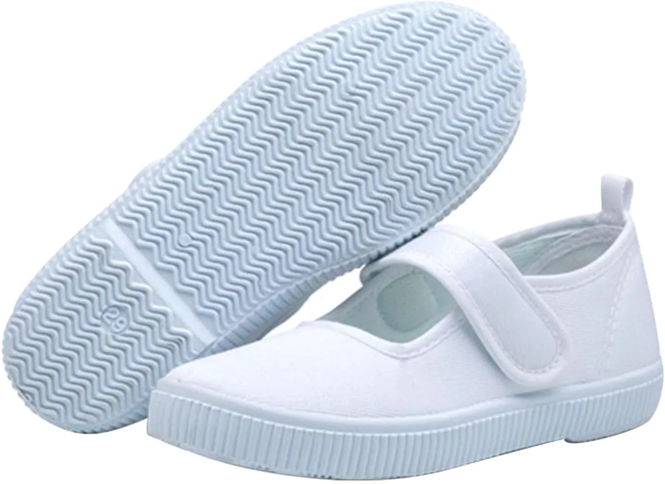 Kids Sneakers Athletic Sport Shoes Light Weight Slip on Slip on Sneakers Loafers Shoes White Casual Fashion Shoes