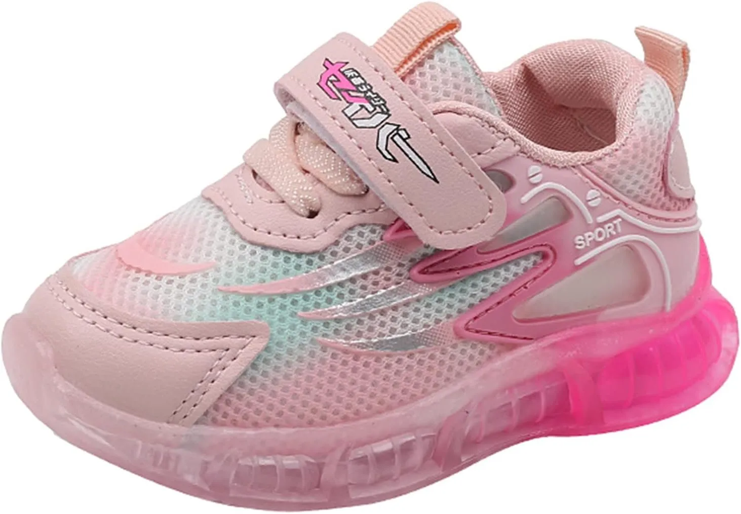 Light Up Shoes for Boys Girls Toddler Led Walking Shoes Kids Non Slip LED Mesh Breathable Outdoor Casual Shoes