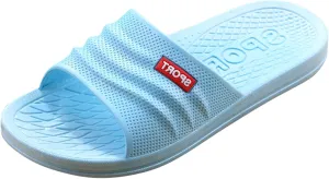 Lightweight Memory Foam Slides for Women with Drainage Hole Water Shoe Vacation Sandals Womens Slides
