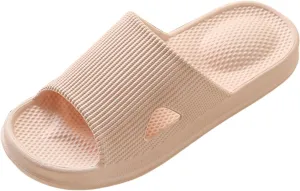 Lightweight Slides Sandal for Women Bathroom House and Pool Sandals Beach Sandals Shower Shoes for Women