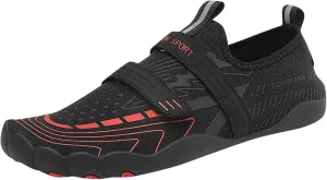 Mens Beach Sports Shoes Comfortable Non Slip Wading Shoes Summer Fashion Grounded Water Shoe for Boating Diving