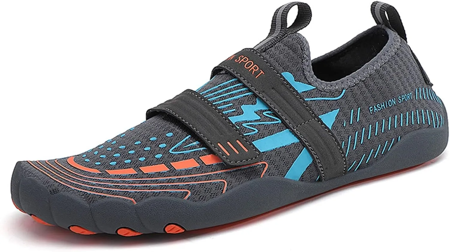 Men's Beach Sports Shoes Comfortable Non Slip Wading Shoes Summer Swim Water Shoe for Boating Diving Fishing
