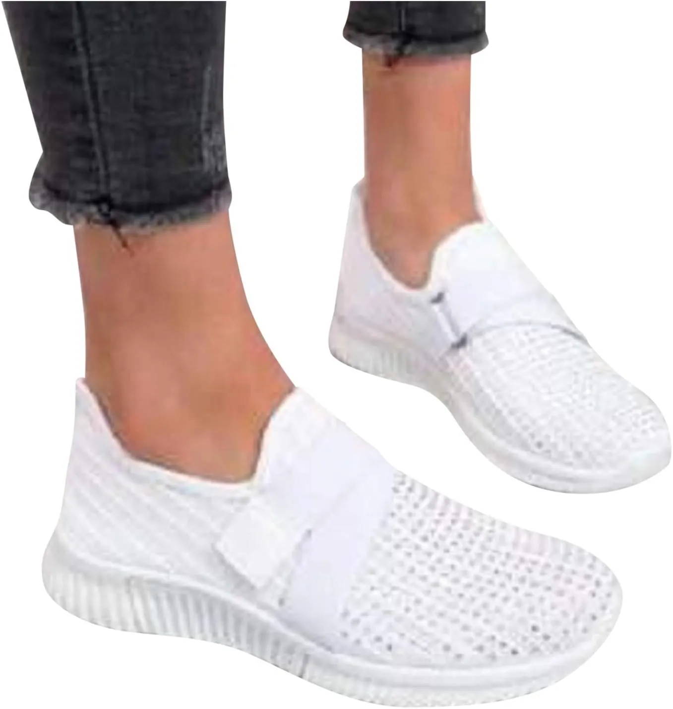 Mens Dress Shoes Mesh Breathable Casual Shoes Slip On Men Shoes Sneakers Women's Air Athletic Running Fashion Sport Slip On Tennis Shoe Loafers Dress Shoe
