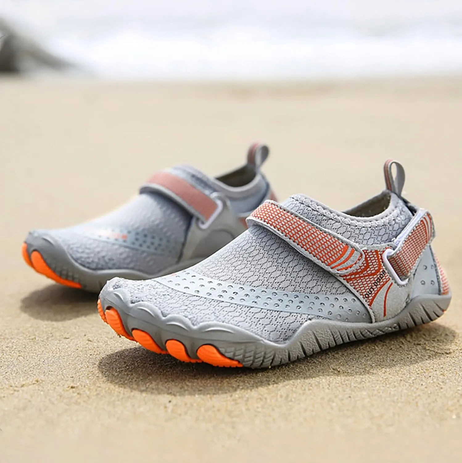 Mens Water Shoes Wide Width Non Slip Athletic Footwear Wide Toe Water Shoes Barefoot