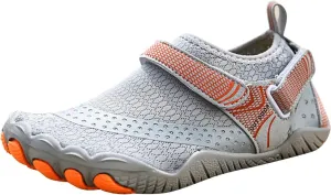 Mens Water Shoes Wide Width Non Slip Athletic Footwear Wide Toe Water Shoes Barefoot
