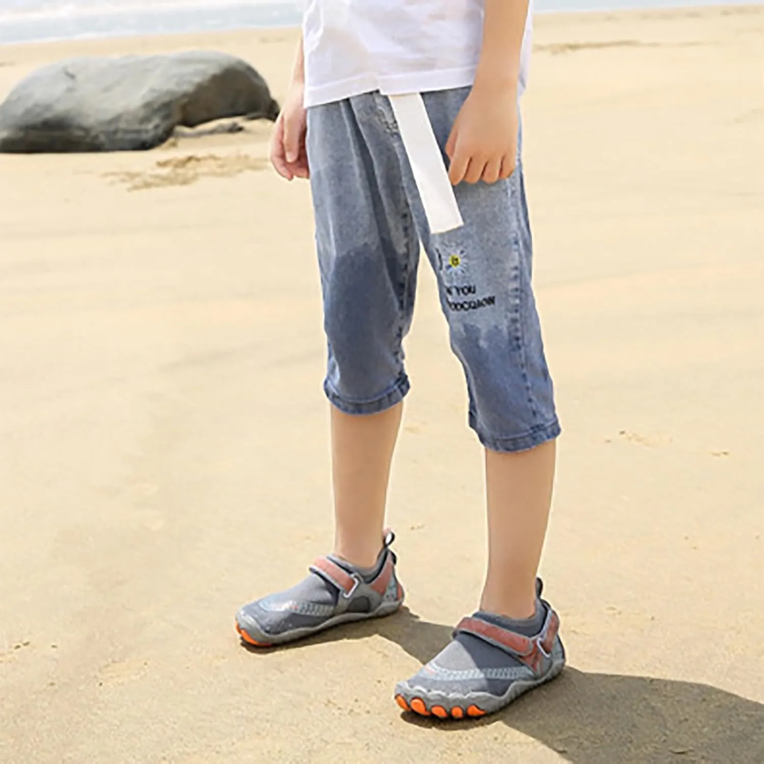 Mens Water Shoes Wide Width Non Slip Athletic Footwear Wide Toe Water Shoes Barefoot