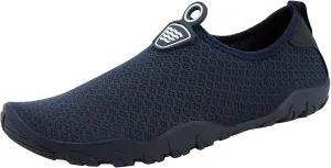 Mens Water Shoes Wide Width Non Slip Athletic Footwear Wide Toe Water Shoes Barefoot